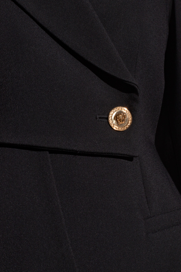 【関税&送料込】Versace Double-Breasted Versace Allover Jacq Men's Blazer & Suits